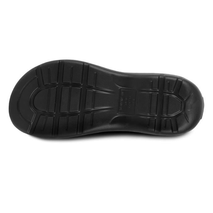 totes® SOLBOUNCE Mens Velcro Sport Sandal Black Extra Image 4